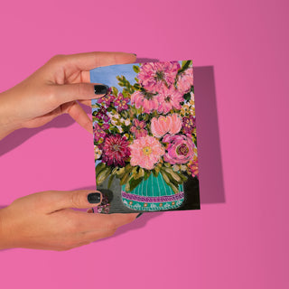 Sharon's Vase Greeting Card