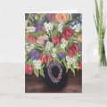 Colorful Tulips Greeting Card
