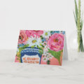Pink Happy to Serve Greeting Card