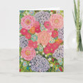 Lavender Hydrangea Greeting Card