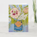 Peach Can Greeting Card