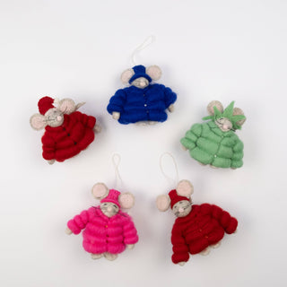 Puffer Lady Liberty Mouse Ornament