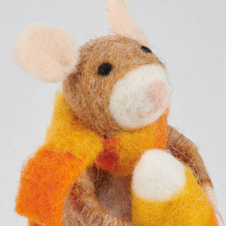 Candy Corn Mouse Ornament
