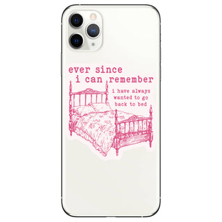 Want to go back to bed Sticker