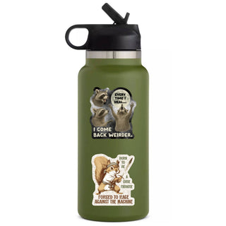 Squirrel Rage Vinyl Sticker