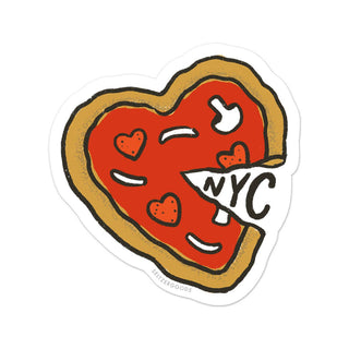 NYC Pizza Heart Sticker