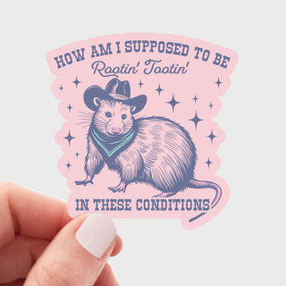 Be Rootin' Tootin' Sticker