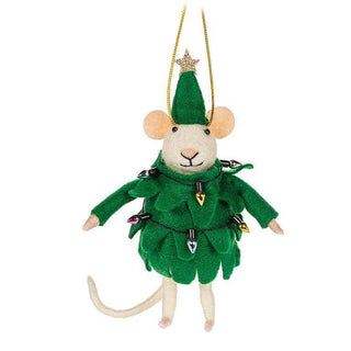 Christmas Tree Mouse Ornament