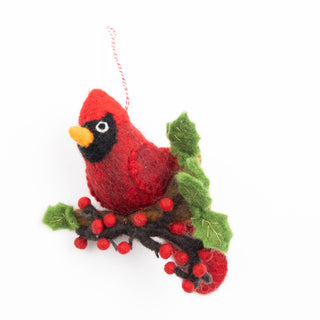 Red Cardinal Felt Ornament