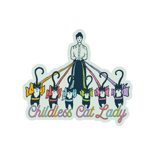 Childless Cat Lady Sticker