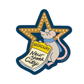 NYC Broadway Star Sticker