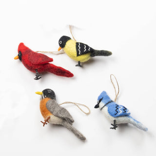 Birdie Felt Ornament