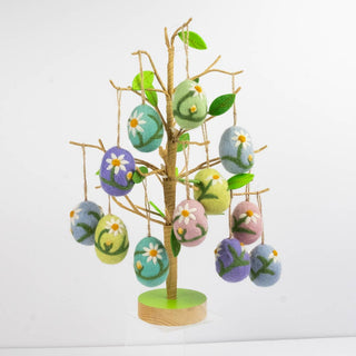 Embroidered Egg Ornament