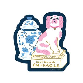 I'm Fragile Dog Sticker